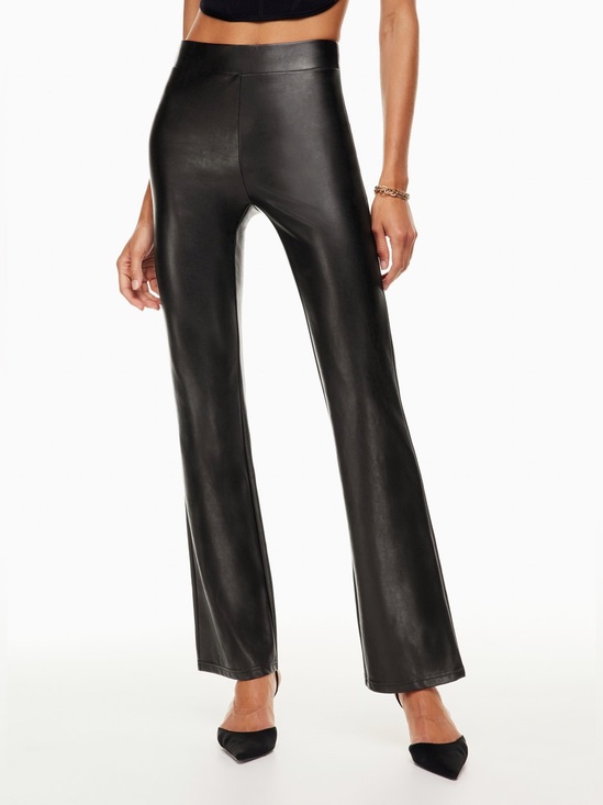 Babaton Pants - Aritzia Ten by Babaton Black Upstage Faux Leather Pant
